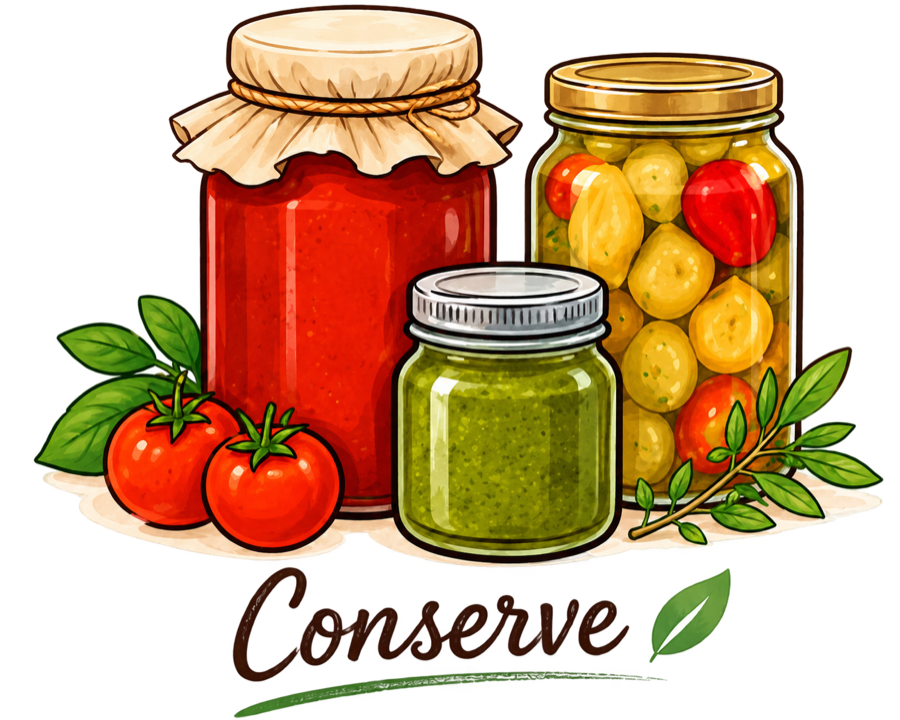 Vasetti di conserve
